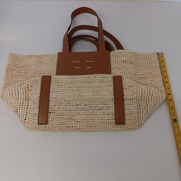 Proenza Schouler White Label Morris Large Raffia Tote - Picture 16 of 16